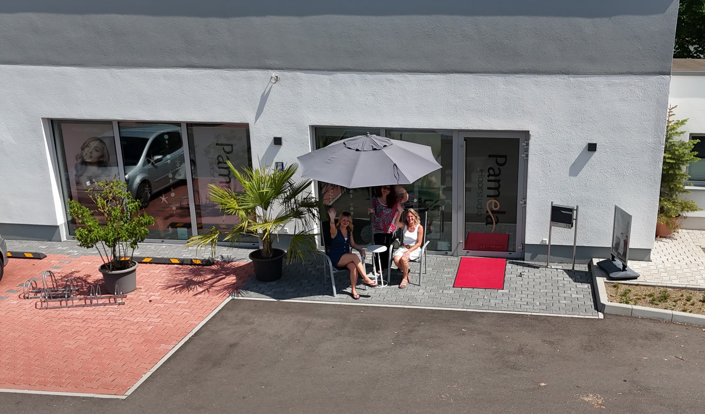 Außenansicht Haarstudio Pamela